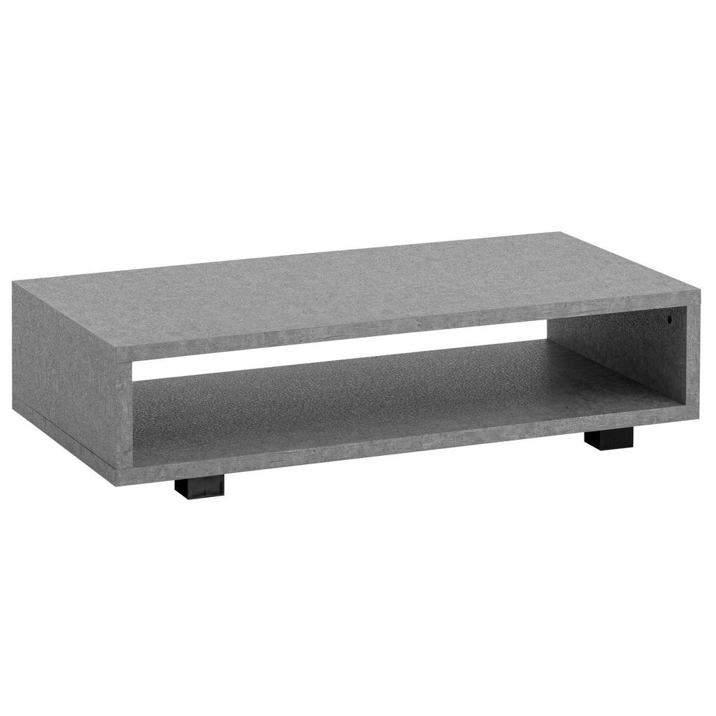 Livetastic KONFERENČNÍ STOLEK, šedá, kompozitní dřevo, 100/50/25 cm
