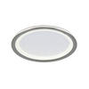 STROPNÉ LED SVIETIDLO, 40/6 cm  - čierna/chrómová, Trend, kov/plast (40/6cm) - Novel