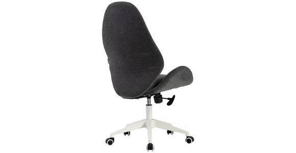 DREHSTUHL in Webstoff Anthrazit - Anthrazit/Weiß, MODERN, Kunststoff/Textil (56/105-115/57cm) - Carryhome