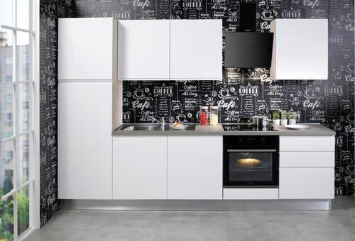 KUHINJSKI BLOK BREZ APARATOV - bela, Basics, leseni material (300/219/60cm) - Stylife