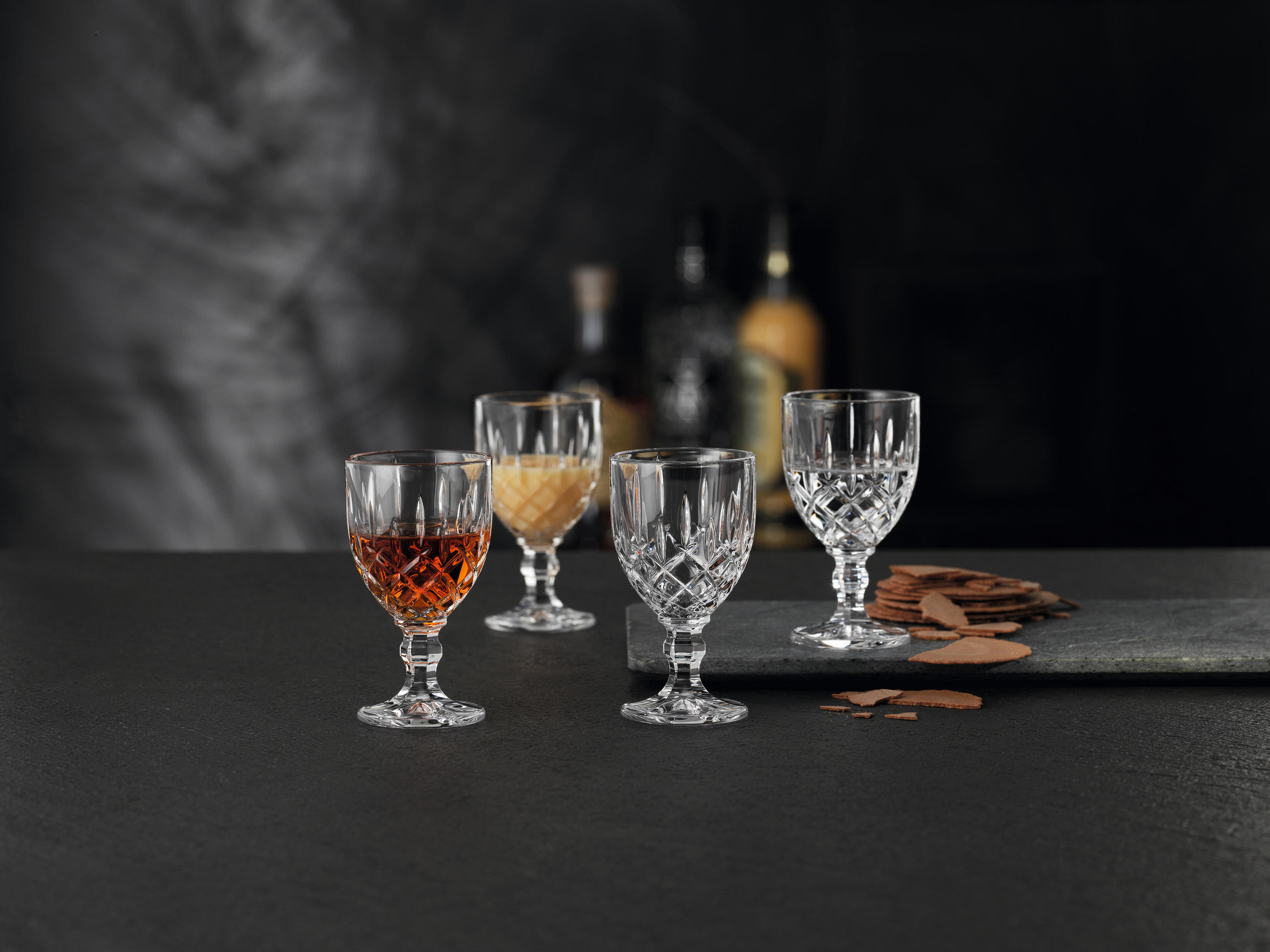 SCHNAPSGLAS 4-teilig  - Design, Glas (57ml) - Nachtmann