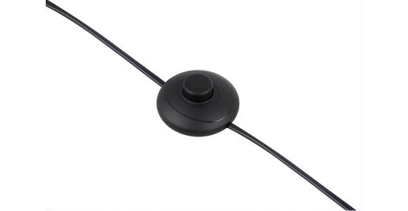 STEHLEUCHTE 55/160 cm    - Schwarz/Grau, Trend, Textil/Metall (55/160cm) - Novel