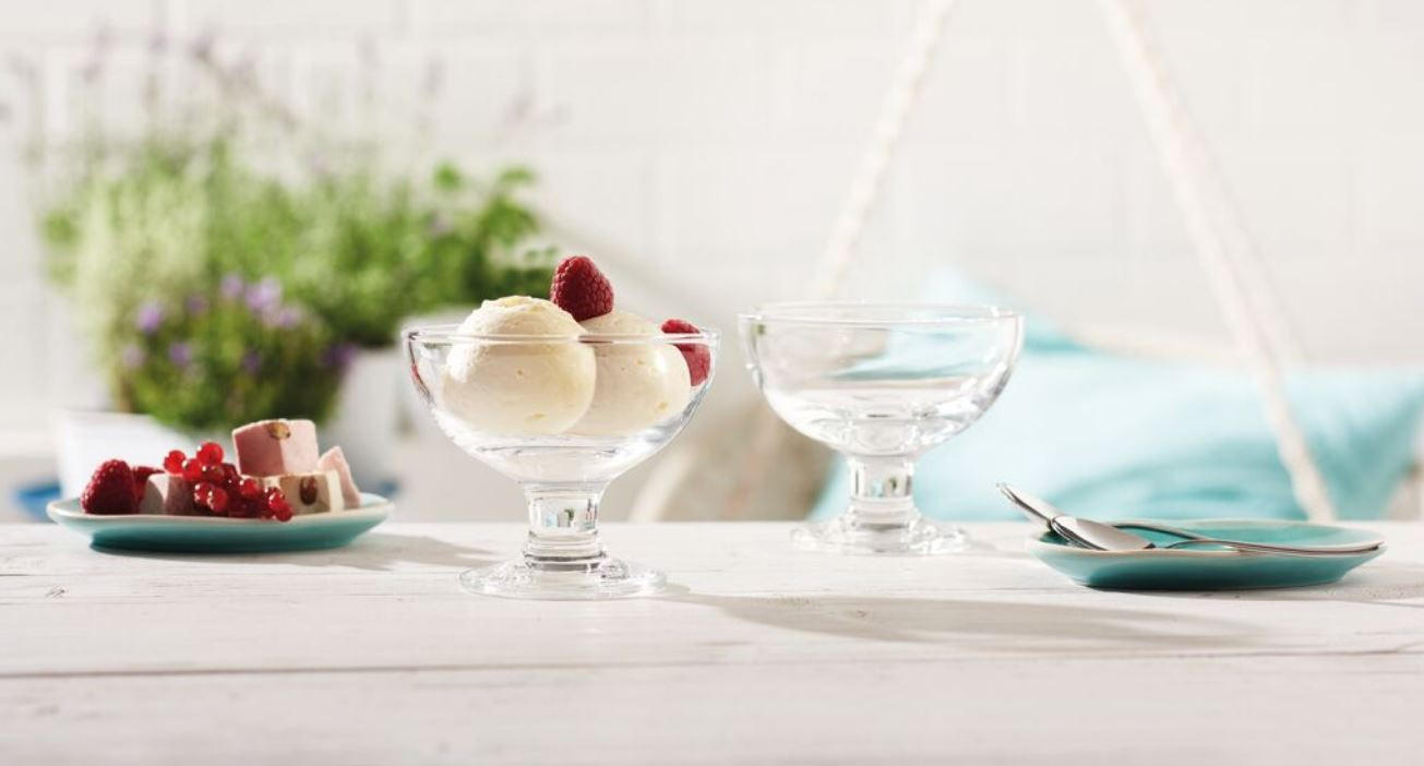 DESSERTSCHALE Cucina  - Klar, Basics, Glas (12/10/12cm) - Leonardo