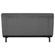 SCHLAFSOFA Webstoff Dunkelgrau  - Dunkelgrau/Schwarz, Design, Holz/Textil (143/82/88cm) - Carryhome