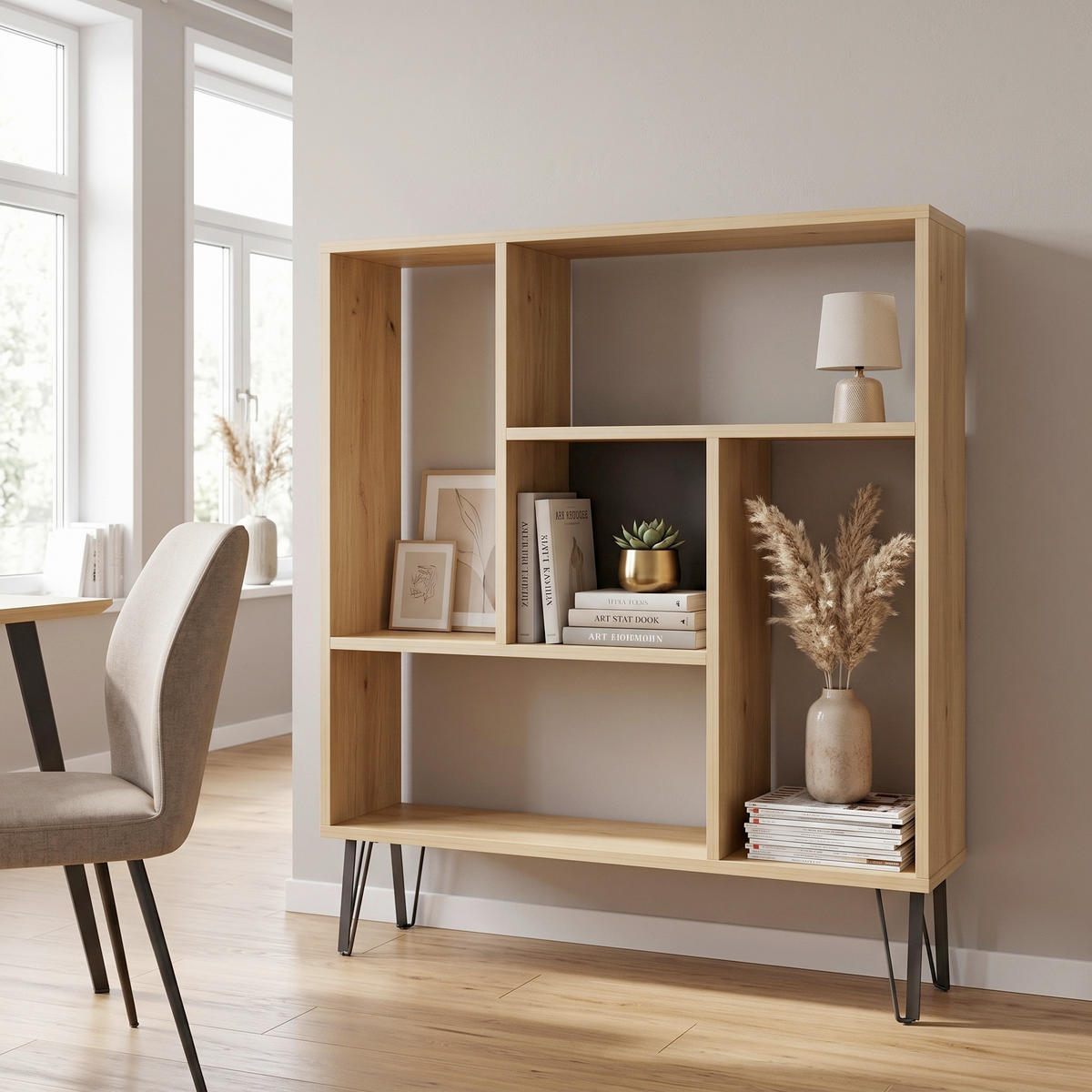 REGAL  90/107,8/25 cm Eichefarben  - Eichefarben, Design, Holzwerkstoff (90/107,8/25cm) - Livetastic