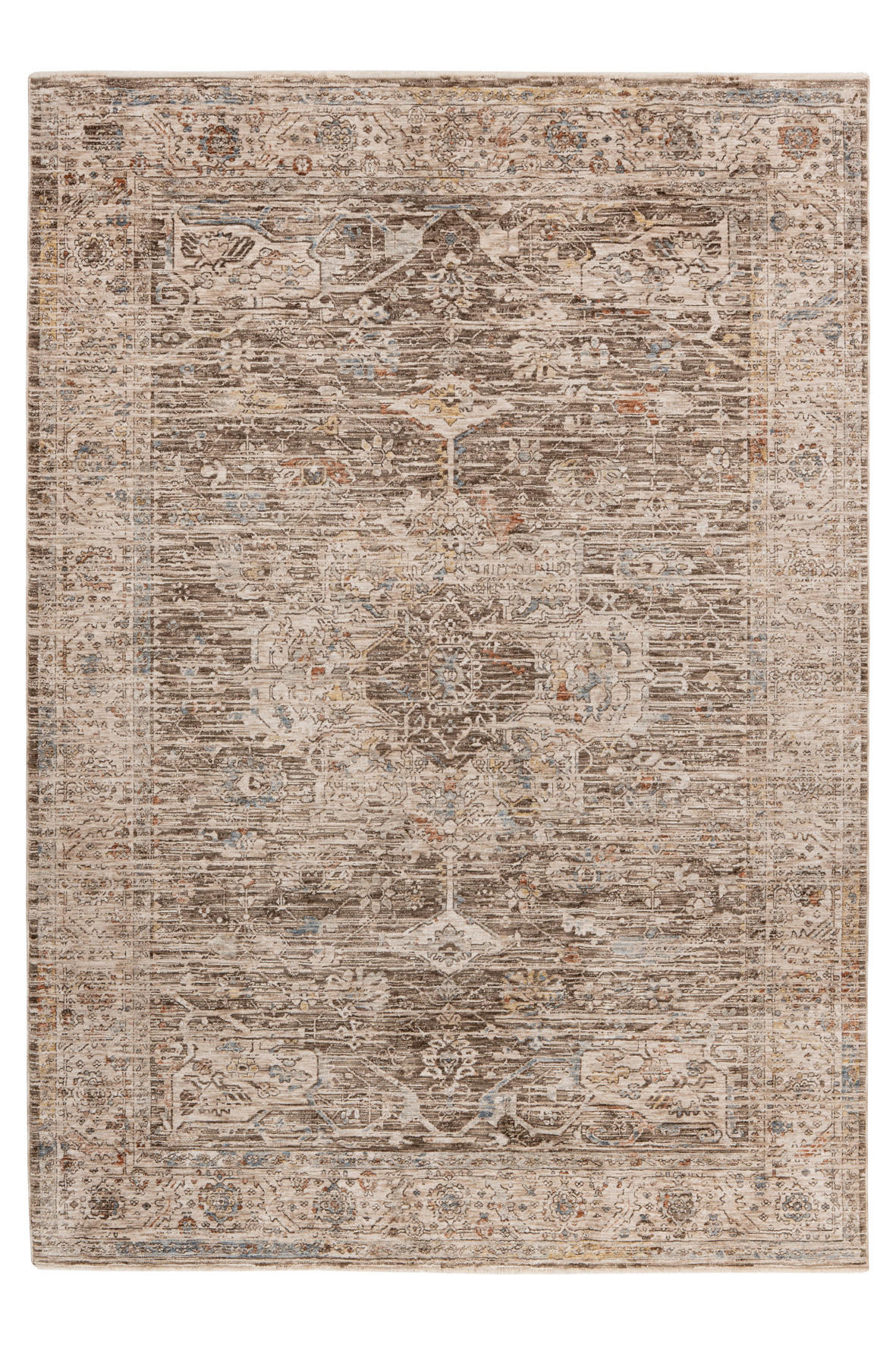 VINTAGE-TEPPICH 80/150 cm My Everest Cappuccino  - Cappuccino, Basics, Textil (80/150cm) - Obsession
