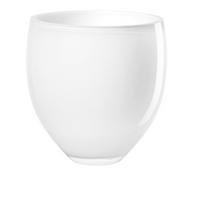 VASE  - Weiss Hochglanz, Basics, Glas (18.5/19/18.5cm) - ASA