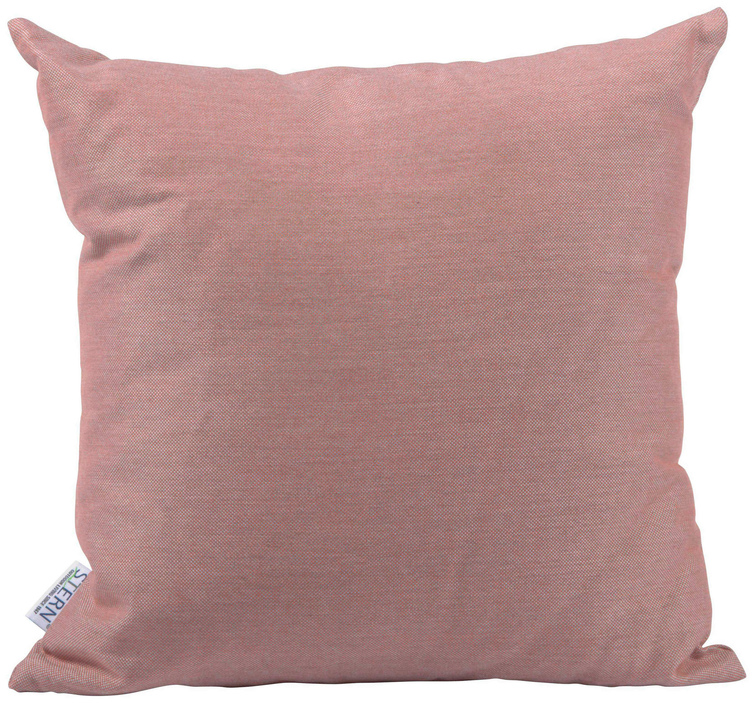 OUTDOOR-KISSEN Raute  - Koralle, Basics, Textil (45/45cm) - Stern