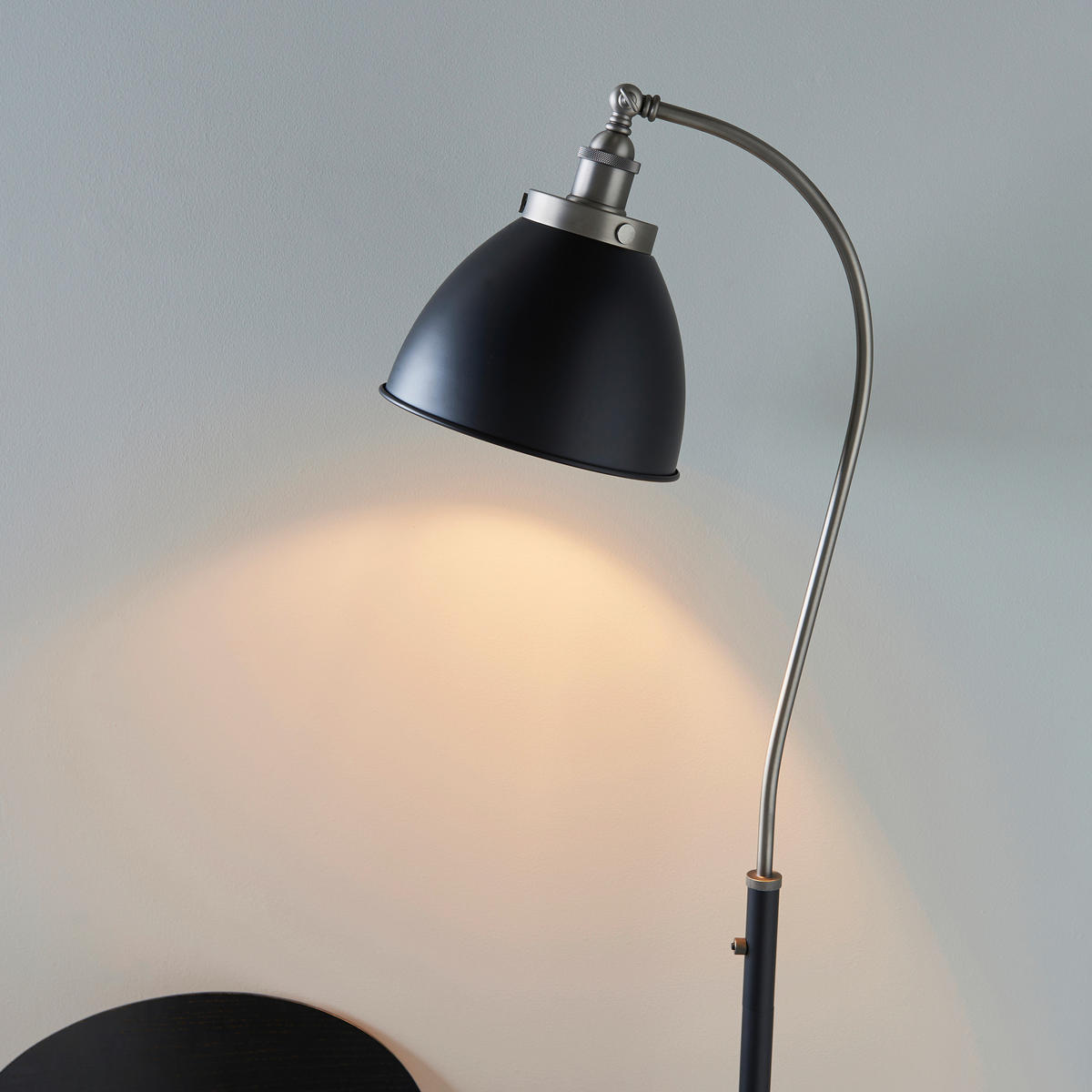 STEHLEUCHTE 28/35/160 cm    - Messingfarben/Zinkfarben, Basics, Metall (28/35/160cm) - ENDON