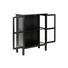 VITRINE Schwarz - Silberfarben/Schwarz, LIFESTYLE, Glas/Holzwerkstoff (80/99,5/35,5cm) VITRINE Schwarz - Silberfarben/Schwarz, LIFESTYLE, Glas/Holzwerkstoff (80/99,5/35,5cm)