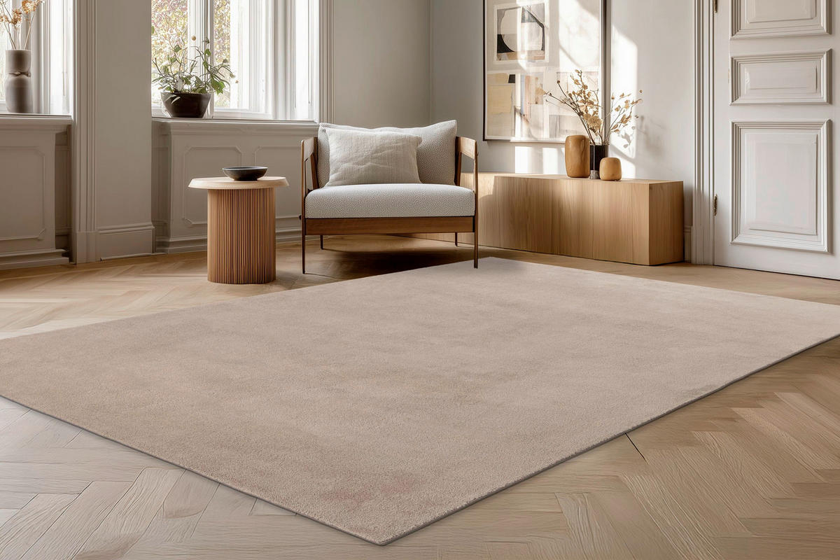 FLACHWEBETEPPICH 80/280 cm Taupe rechteckig  - Taupe, Basics, Textil (80/280cm) - Kayoom