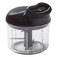 UNIVERSALZERKLEINERER - Transparent/Schwarz, Basics, Kunststoff/Metall (12/14cm) - WMF