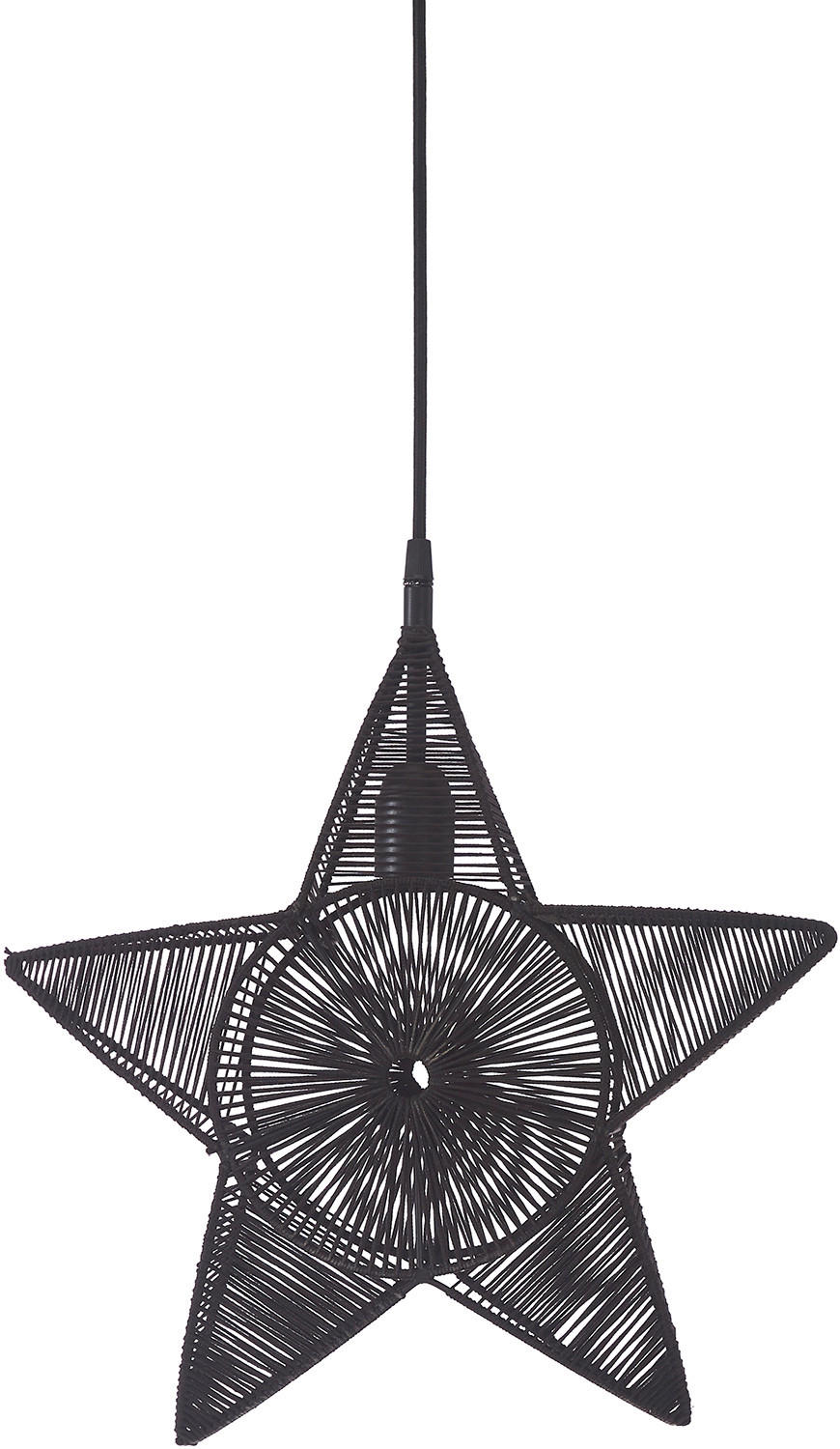 PR Home Dekostern Regina Schwarz 40 cm