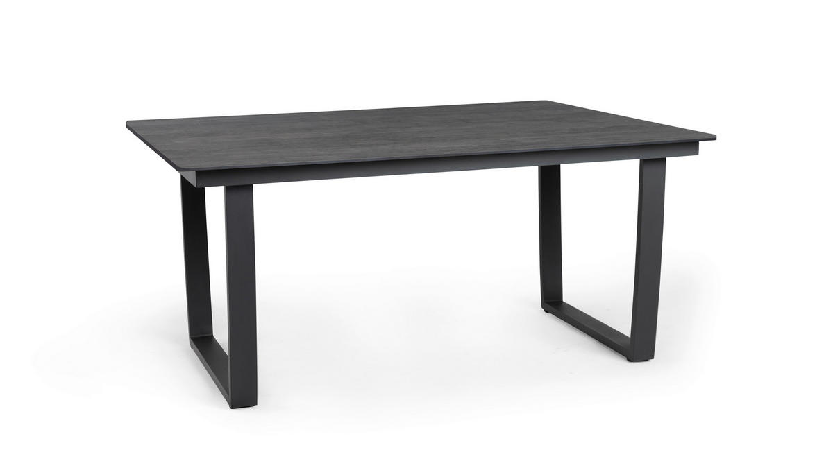 GARTENTISCH 180/100/74 cm Metall, Kunststoff Anthrazit rechteckig  - Anthrazit, Modern, Kunststoff/Metall (180/100/74cm) - Tierra Outdoor