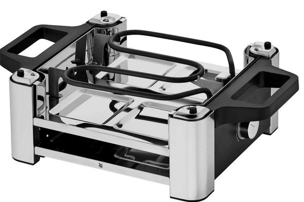 RACLETTE-GRILL Lono  - Silberfarben/Schwarz, Design, Metall - WMF