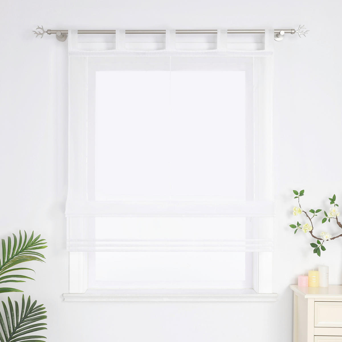 FALTROLLO  transparent  120/140 cm    - Weiß, Basics, Textil (120/140cm)