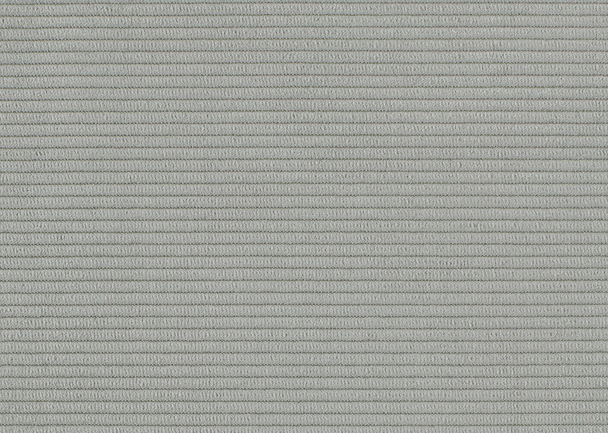ECKSOFA Feincord Grau  - Schwarz/Grau, Design, Kunststoff/Textil (188/288cm) - Welnova