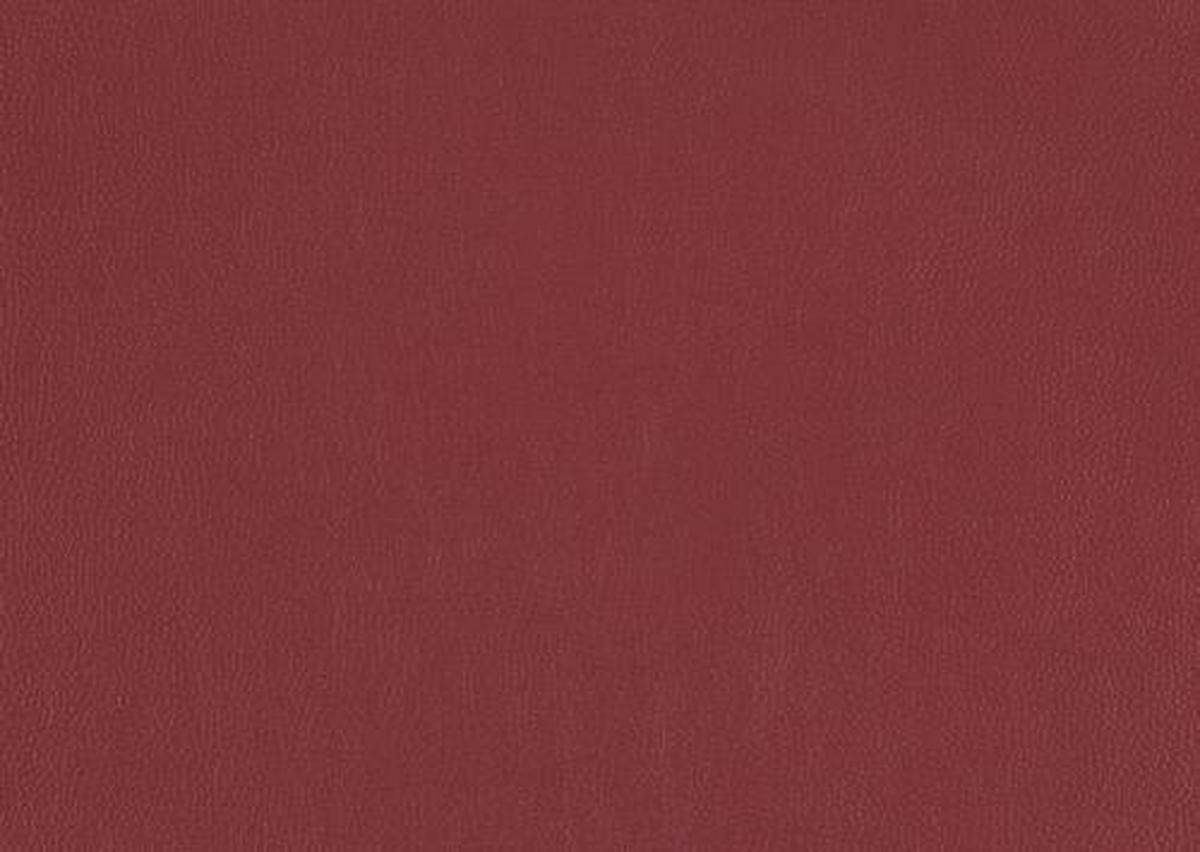 MASSAGESESSEL Kombination Echtleder/Lederlook Rot    - Rot, Design, Leder (80/117/114cm) - Cantus