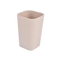 KUPATILSKA ČAŠA  siva, sivobraon  plastika  - siva/sivobraon, Osnovno, plastika (7,3/11/7,3cm) - Homeware