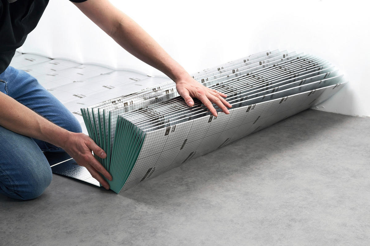 Unterlagsmatte silenzio EASYSD 120/24.5/10 cm  - Silberfarben, KONVENTIONELL, Kunststoff (120/24.5/10cm) - Egger Holzwerkstoffe