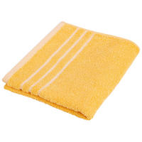 RUČNÍK, 50/90 cm, žlutá, bílá - bílá/žlutá, Konvenční, textil (50/90cm) - Esposa