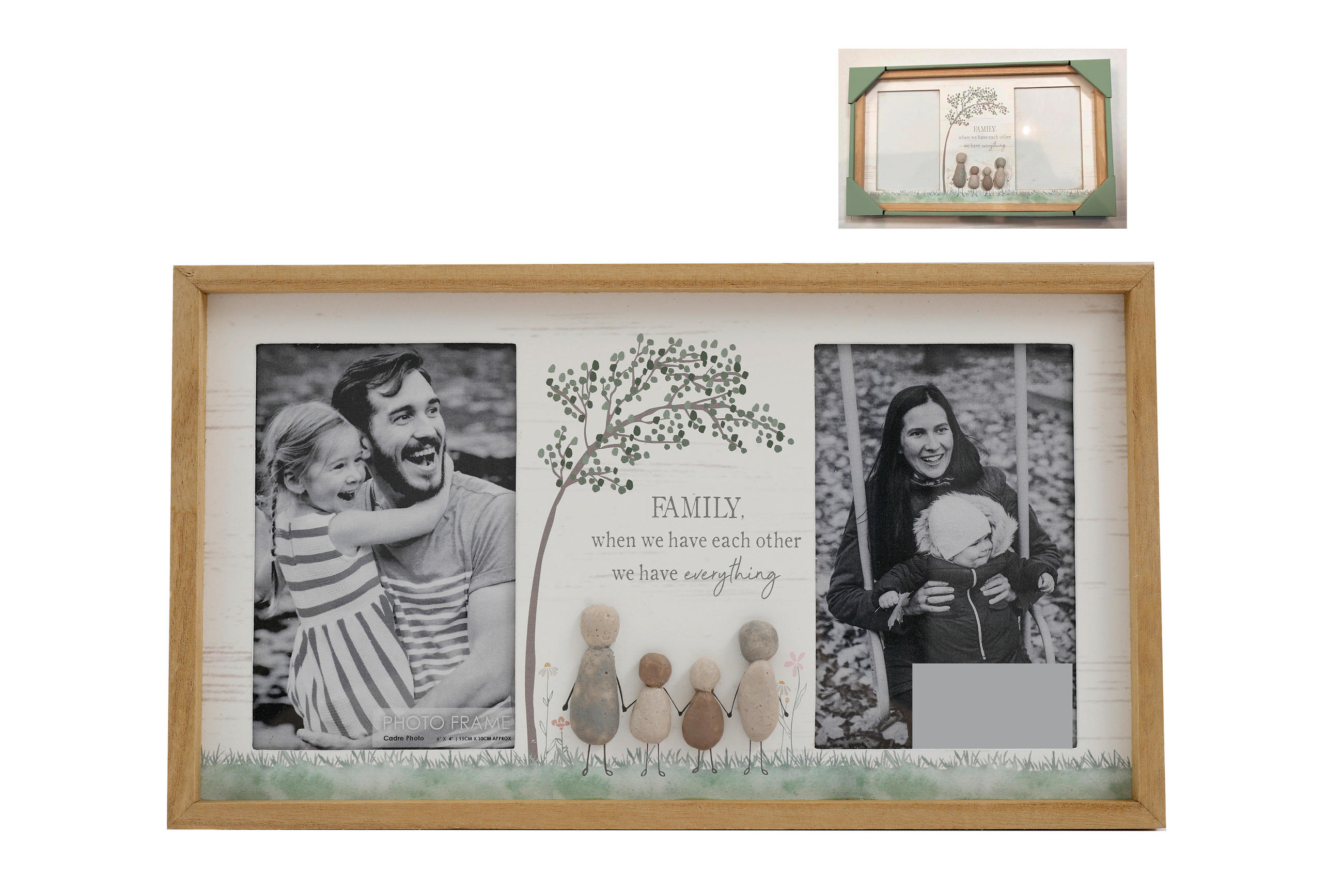 KÉPKERET  - többszínű, Basics, faalapú anyag/Üveg (19/33.5/1.5cm)