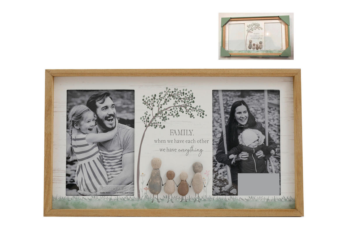 KÉPKERET  - többszínű, Basics, faalapú anyag/Üveg (19/33.5/1.5cm)