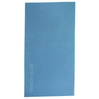 STRANDTUCH Beach Club Blau 100/180 cm  - Blau, Basics, Textil (100/180cm) - Vossen