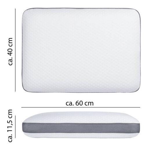 NACKENSTÜTZKISSEN 40/60 cm  - Weiß, Basics, Textil (40/60cm) - MID.YOU