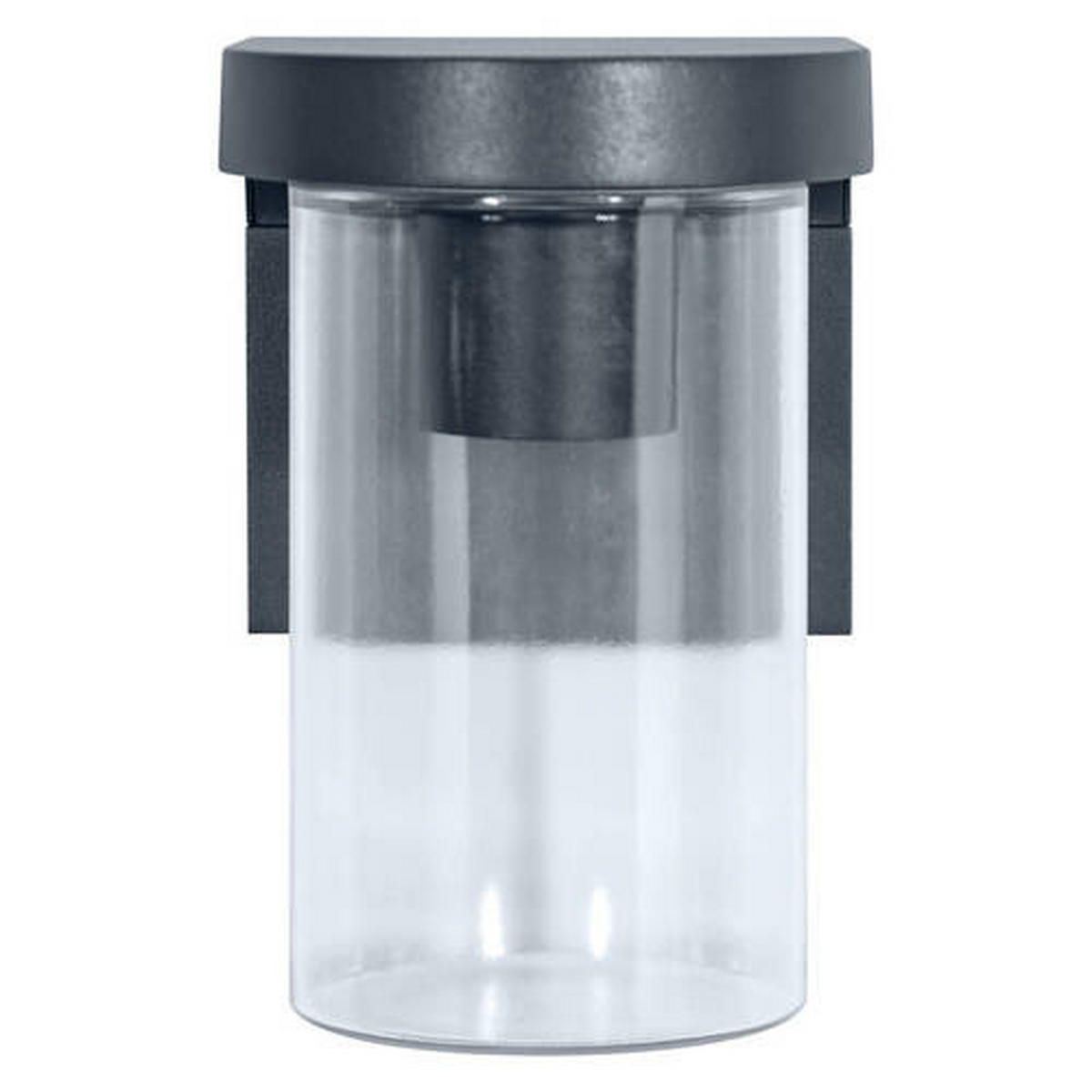 AUßENWANDLEUCHTE   - Klar/Anthrazit, Basics, Glas/Metall (16cm) - Ledvance