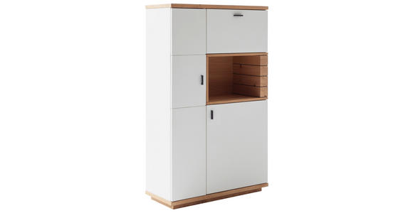 HIGHBOARD Weiß, Wildeiche  90/150/37 cm  - Wildeiche/Anthrazit, Design, Holz/Holzwerkstoff (90/150/37cm) - Novel