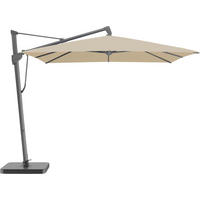 AMPELSCHIRM 400x300 cm Creme  - Anthrazit/Creme, Basics, Textil/Metall (400/300cm) - Glatz