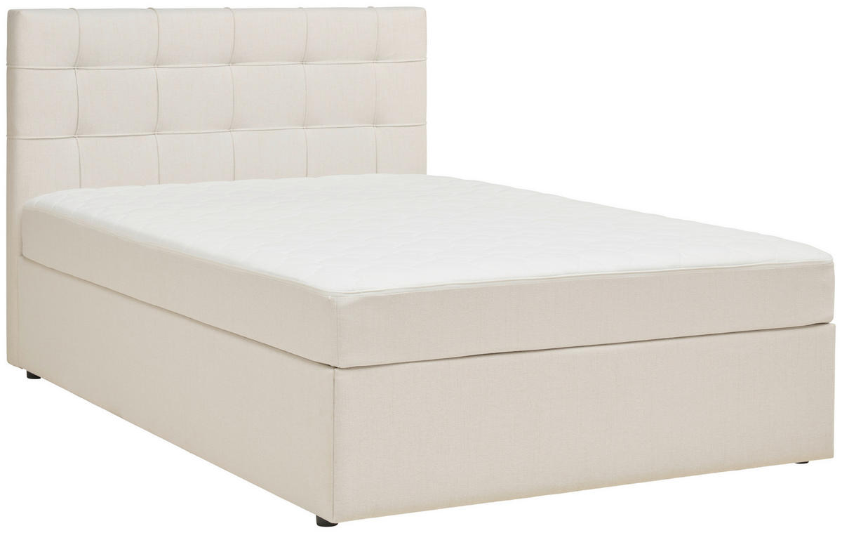 BOXBETT 140/200 cm  in Graphitfarben  - Graphitfarben, Modern, Holz/Textil (140/200cm) - MID.YOU