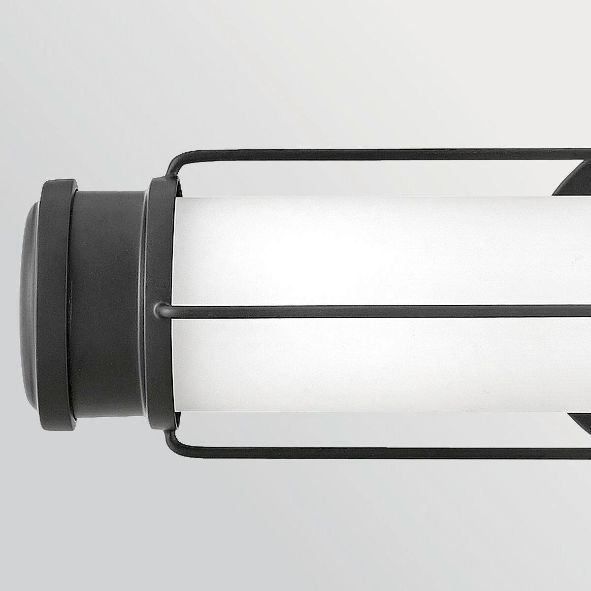LED-WANDLEUCHTE Hinkley 11,4/43,2/13 cm  - Schwarz, Design, Glas/Metall (11,4/43,2/13cm) - Elstead Lighting