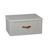 BOX MIT DECKEL Premium  - Beige, Basics, Holzwerkstoff/Textil (54/40/25cm) - Store It