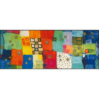 TRAVERSĂ - multicolor, Design, plastic/textil (75/190cm) - wash+dry