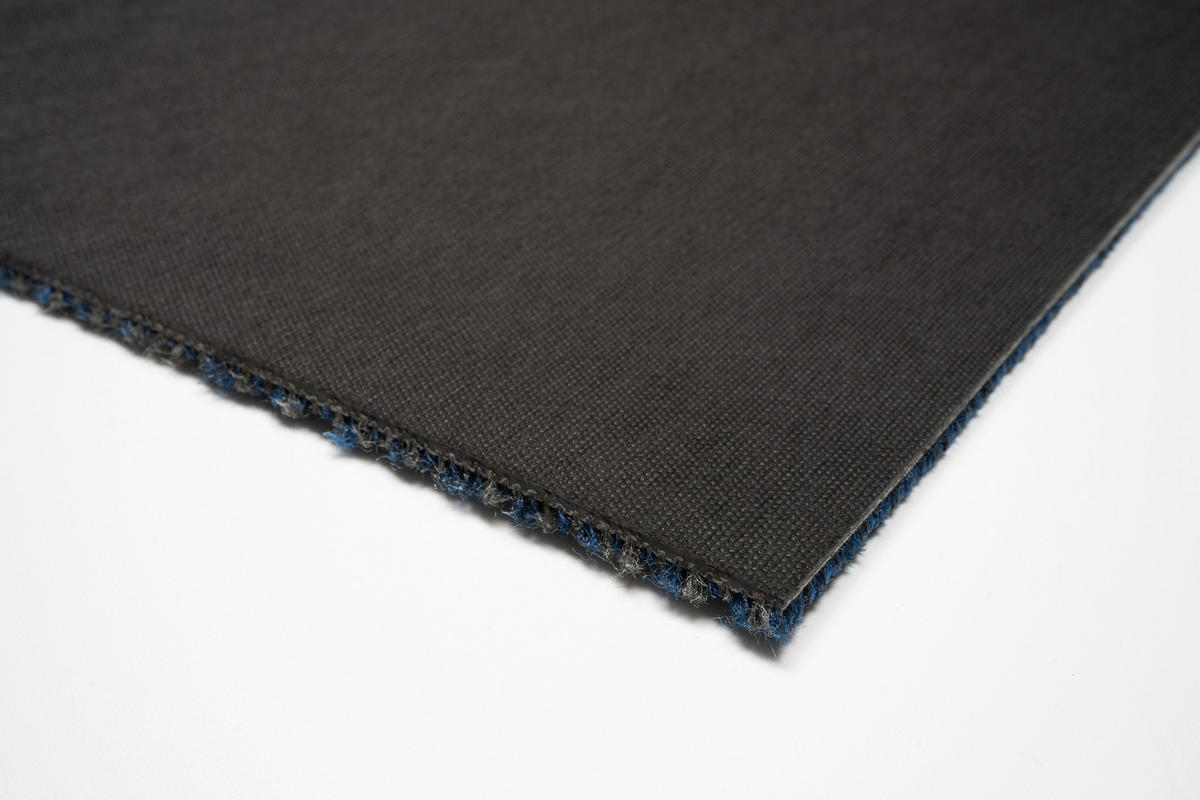 TEPPICHFLIESE 50/50 cm  in Blau, Grau  - Blau/Grau, Basics, Textil (50/50cm)