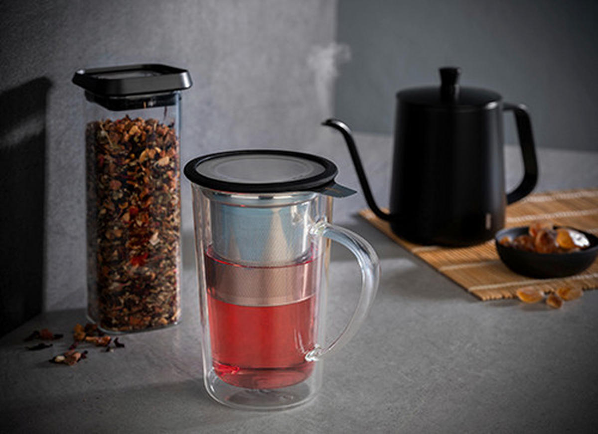 TEEGLAS   - Basics, Glas/Kunststoff (9/9/14,5cm) - Gefu