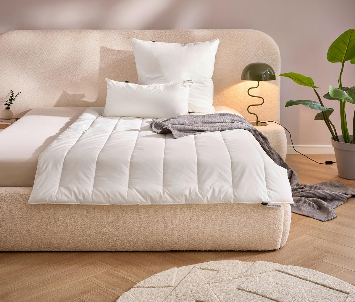 GANZJAHRESDECKE  Vegan Dream  135/200 cm   - Weiß, Basics, Textil (135/200cm) - Centa-Star