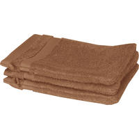 WASCHLAPPEN SW-Cuddly Braun 3-teilig  - Braun, Basics, Textil (16/21cm) - Schöner Wohnen