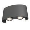 AUSSENWANDLEUCHTE - Grau, Trend, Metall (8/12/3,7cm) - MAYTONI