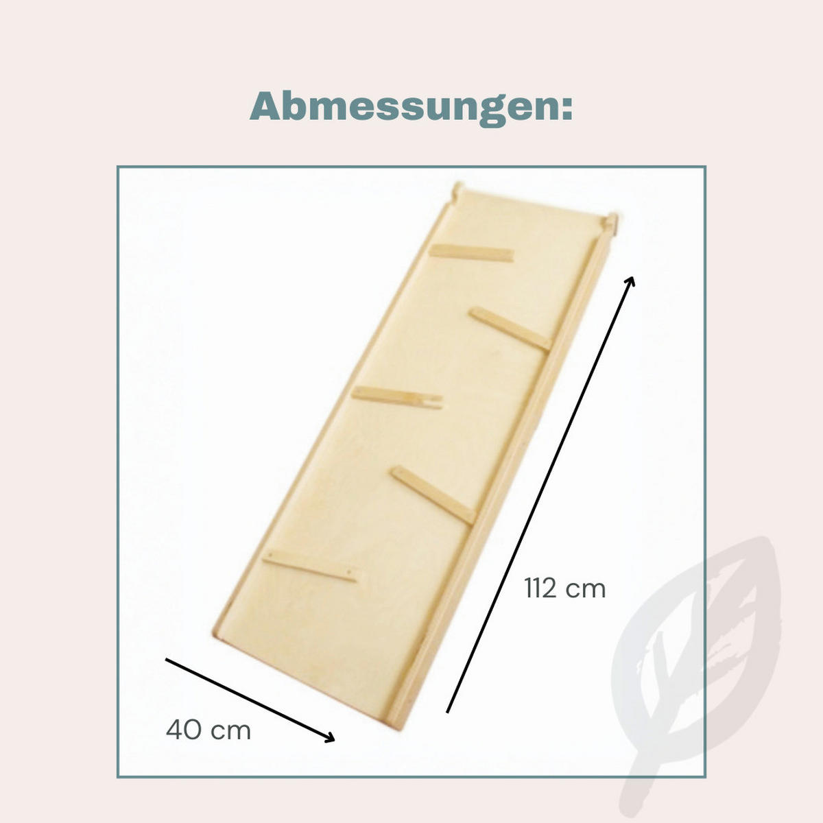 KLETTERGERÜST ZUBEHÖR - Birkefarben, Basics, Holz (112/40/7cm) - CLIFF