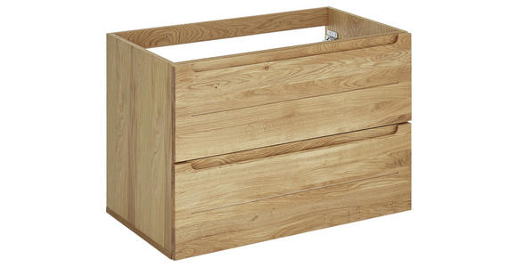 WASCHBECKENUNTERSCHRANK 80/54/46 cm  - Eichefarben, KONVENTIONELL, Holz/Holzwerkstoff (80/54/46cm) - Linea Natura