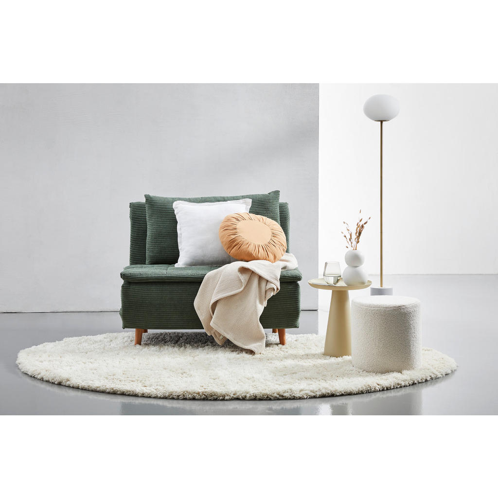 Thumbnail - Carryhome Schlafsofa, Grün, Textil, Eiche, massiv, 1-Sitzer, Füllung: Polyester, 105x80x90 cm, Bsci, Relaxfunktion, Lieg...