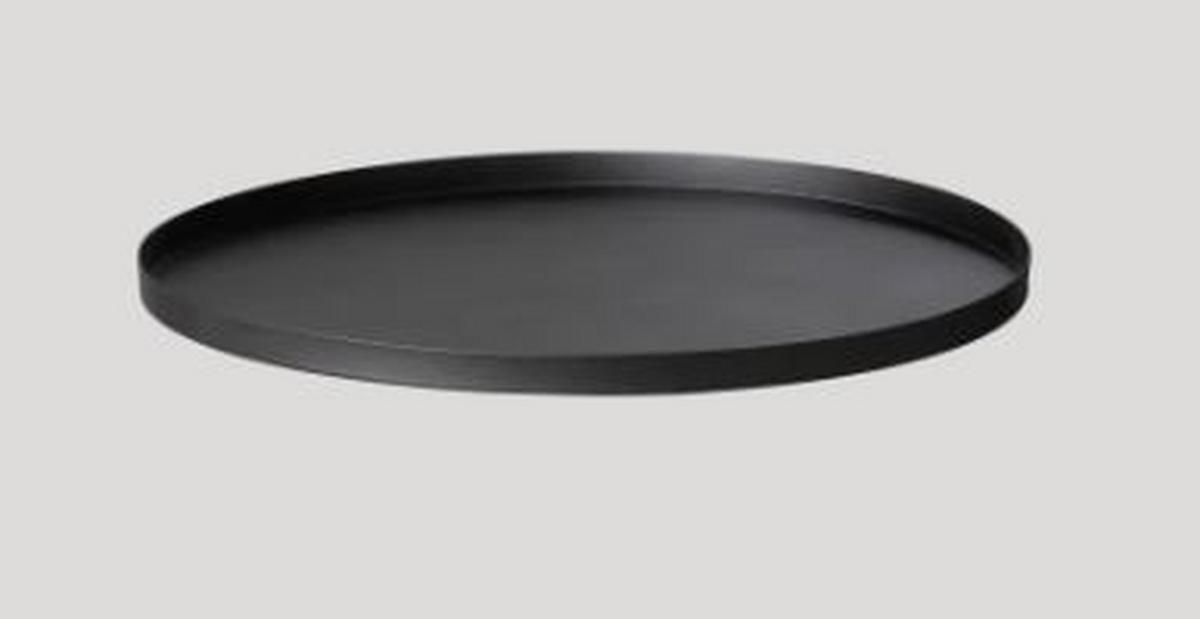 TABLETT Metall  - Schwarz, KONVENTIONELL, Metall (30/1,5cm) - Blomus