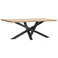 TISCHPLATTE      - Eichefarben, Design, Holz (200/100/4cm) - Landscape