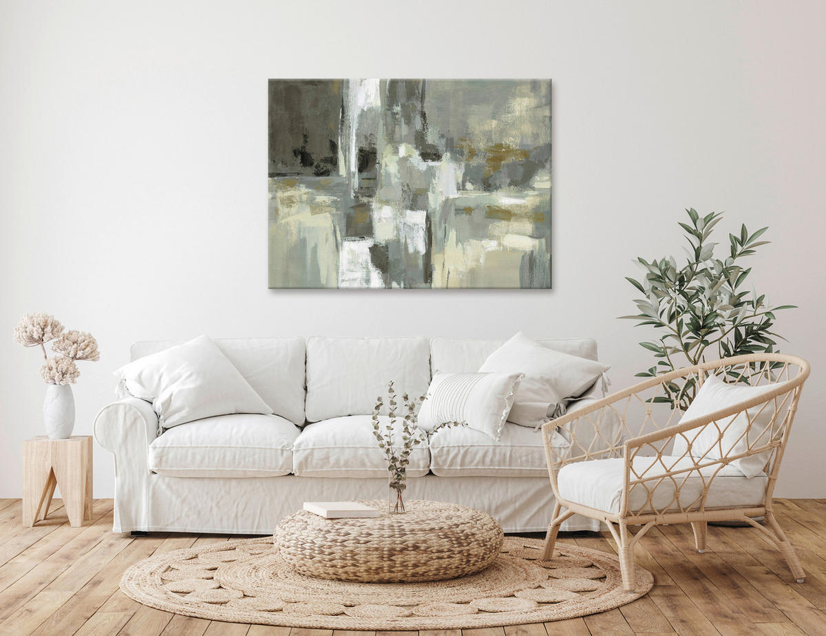 LEINWANDBILD Abstraktes 135/100 cm  - Multicolor, Basics, Holz/Papier (135/100cm) - Euroart