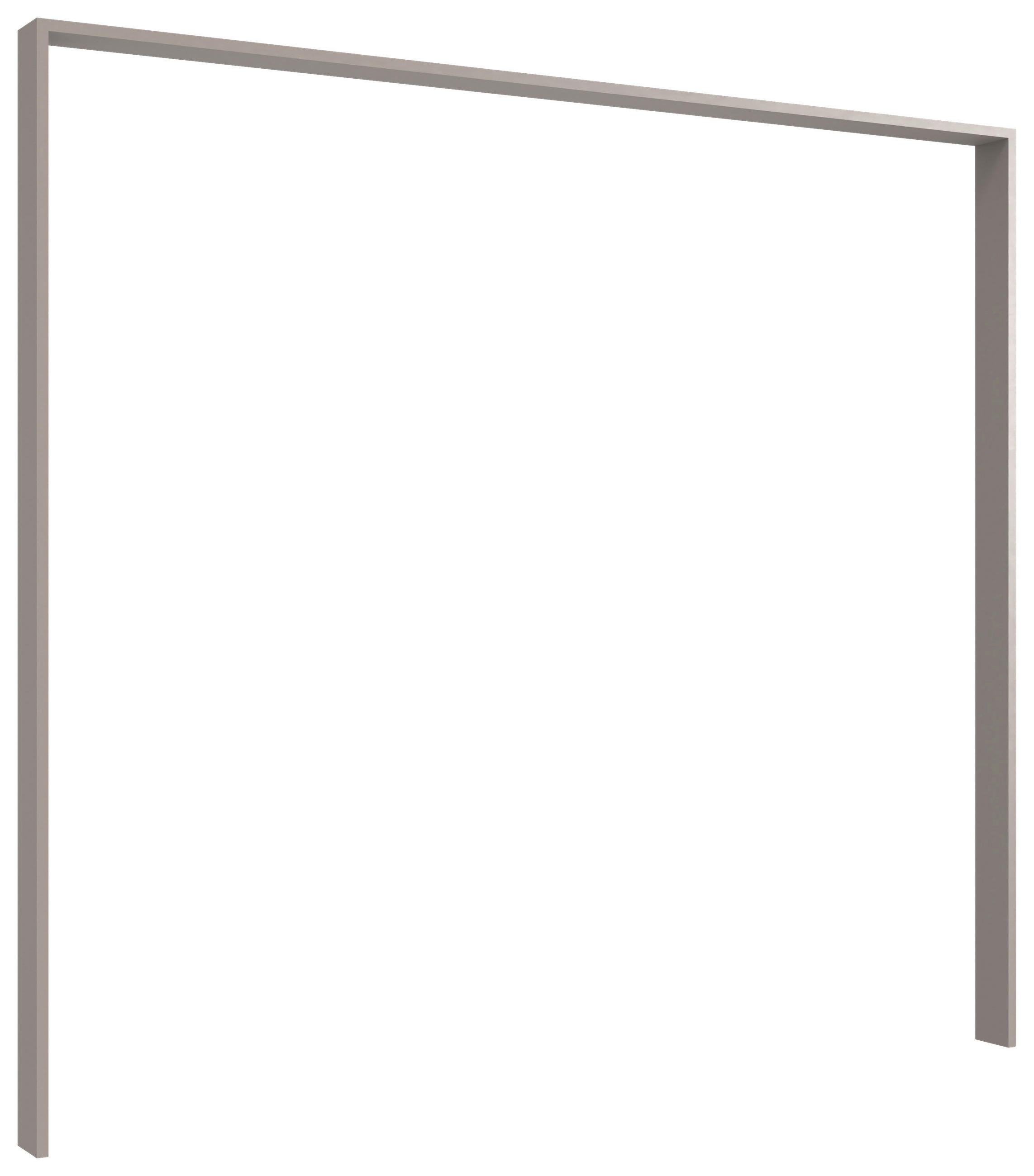 PASSEPARTOUTRAHMEN 228/213/12 cm Greige  - Greige, MODERN, Holzwerkstoff (228/213/12cm) - MID.YOU