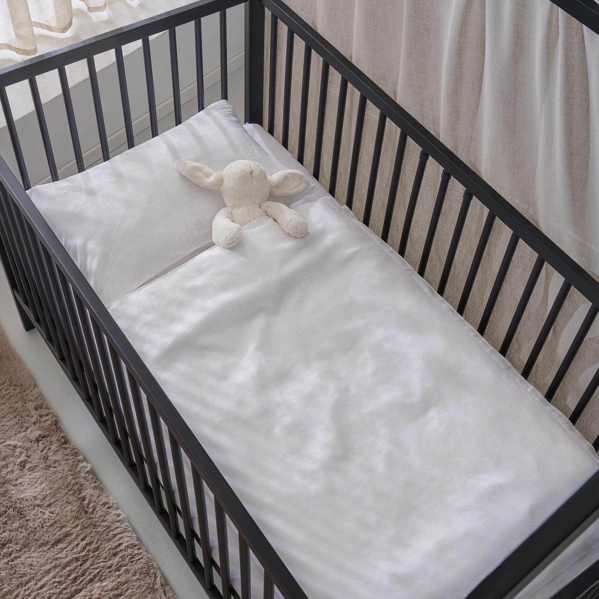 BABYBETTWÄSCHE Webstoff 80/80 cm  - Weiß, Basics, Textil (80/80cm) - Patinio