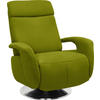 RELAXSESSEL in Textil Limette  - Edelstahlfarben/Limette, Konventionell, Textil/Metall (84/109/88cm) - Beldomo System